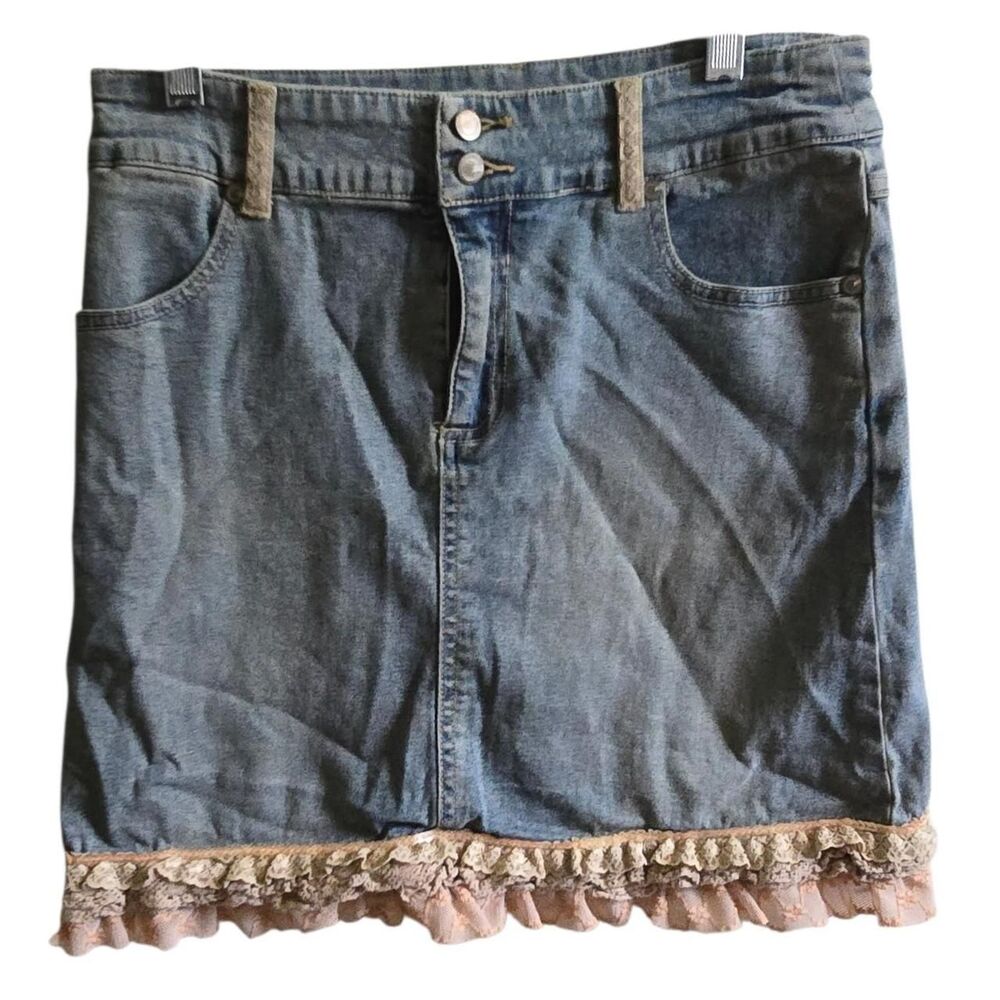 Y2k JLO Jennifer Lopez Mini Ruffle Skirt